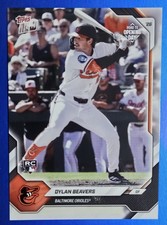 2026 Dylan Beavers RC Topps NOW Road to Opening Day OD-7 Orioles 