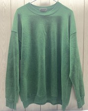 Vintage Lee Heavyweight Sweatshirt Men XL Green Pullover Crewneck 90s