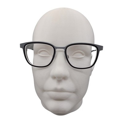 Bevel Sergey 6530 BGDB Eyeglasses Titanium Square Frames Matte Grey Blue Japan
