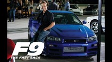Jada Fast  Furious brians nissan Skyline GT-R R34 Blue