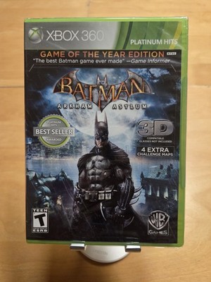 Batman: Arkham Asylum Game Of The Year Edition (Xbox 360) Brand New, Ships Free