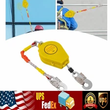 PROTECTION SELF-RETRACTING LIFELINE LANYARD 32 FEET WITH LOCKING SNAP HOOK