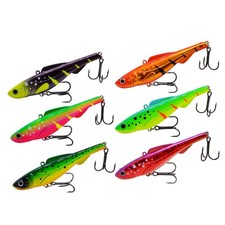 2/4pcs 9cm/26g Ice Fishing Lure VIB Lead Hard Bait Winter Tackle Saltwater
