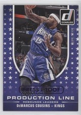 2014 Donruss Production Line Rebounds Press Proof Purple DeMarcus Cousins 6ns