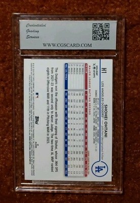 SHOHEI OHTANI* 2024 Topps Holiday Variation SANTA HAT #H1 *CGS 10