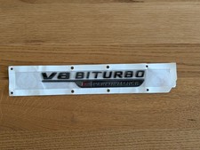 Neu original V8 Biturbo E-Performance Aufkleber Schwarz SL 63 AMG Schriftzug C63