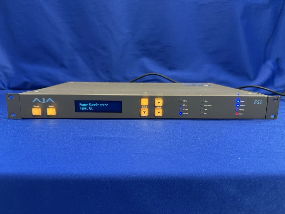 Convertidor sincronizador de marcos de audio/vídeo SD/HD AJA FS1 - Parcialmente probado - Leer Foto 3 de 4