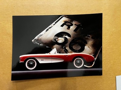 8x10 Color Route 66 Photo with Classic Car Gloss on Kodak Prof Paper