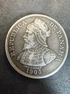 1905 50 Centesimos Panama silver Lot 3027