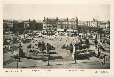 Barcelona Cataluna Placa de Catalunya 