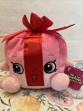 Moose Enterprise Shopkins Miss Pressy Present Gift Plush Stuffed Toy w/ Tag
