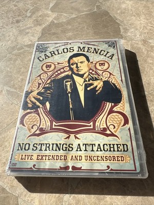 Carlos Mencia - No Strings Attached (DVD, Live, Extended and Uncensored) NEW