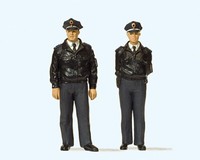 Preiser 44909 Spur G - Polizisten Stehend In Blauer Uniform Neu Und Ovp