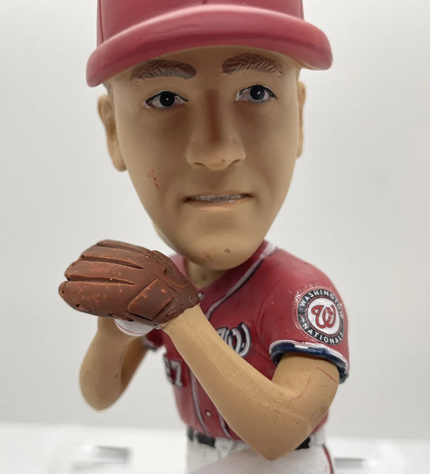 2014 Washington Nationals Jordan Zimmermann Bobblehead #3 - AUTOGRAPHED - Изображение 4 из 4