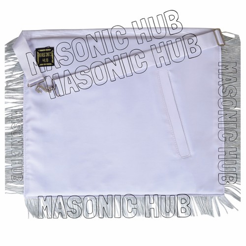 Handcrafted Masonic DeMolay Apron 100% Lambskin with Master Mason Emblem on Flap - Picture 6 of 6