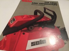 SOLO Chain Saws Kleinmotoren GMBH Original 1980s Sales Brochure