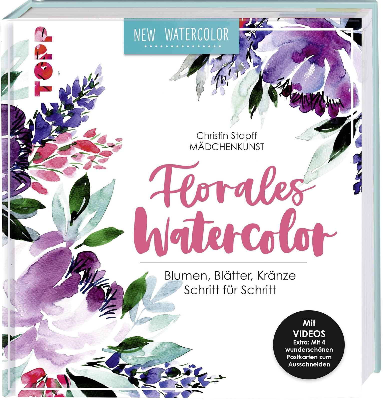 Thumbnail - Florales Watercolor Christin Stapff Buch 144 S. Deutsch 2018