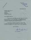 WW2 SOE Crete General Kreipe kidnap participant Dennis Ciclitari signed letter