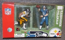McFarlane Toys NFL 2pack Troy Polamalu Steelers Matt Hasselbeck