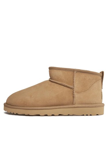UGG Classic Ultra Mini 1137391-MDSD Men's Mustard Seed Suede Ankle Boots BU144 - Picture 8 of 30