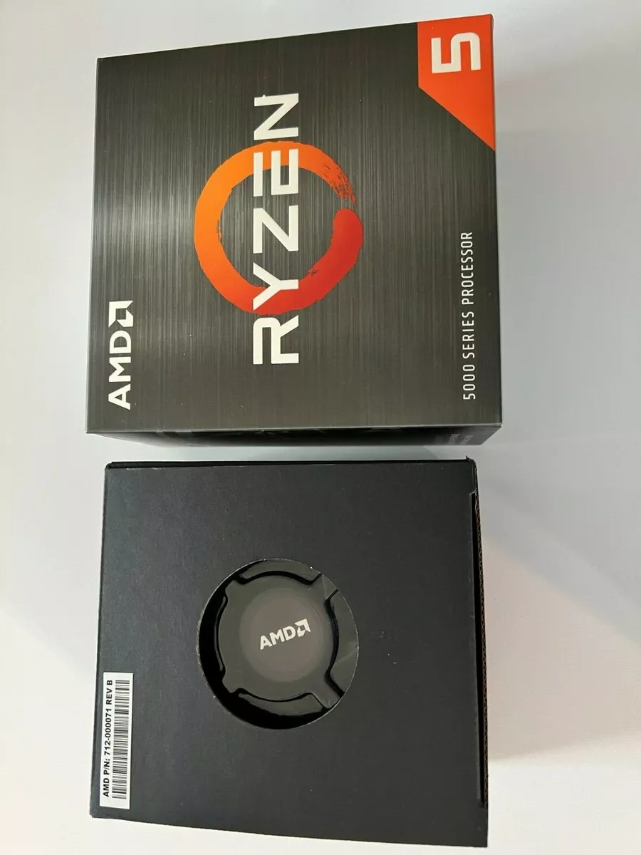 AMD Ryzen 5600X Box w Wraith Stealth Socket AM4 Cooler with Aluminum Heatsink