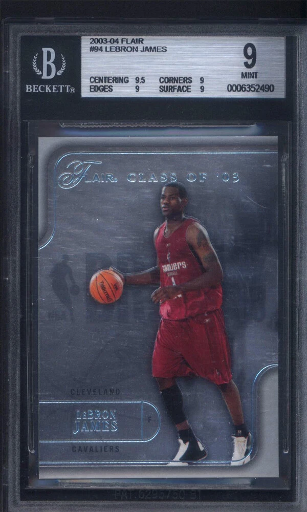 LeBron James Grade 9.5 Basketball Autographed Sports Trading Cards