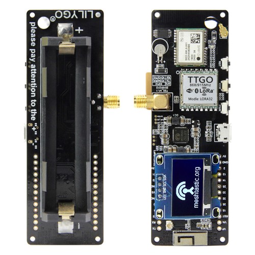 LILYGO® TTGO Meshtastic T-Beam V1.1 ESP32 WiFi BLE Lora ESP32 GPS Battery Holder - Picture 2 of 9
