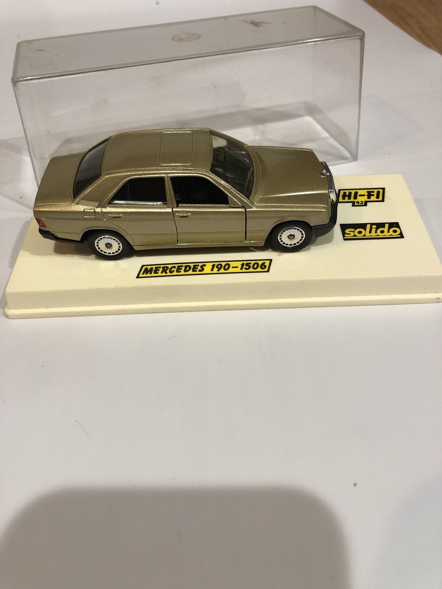 F4) HTF Solido Mercedes 190-1506 1:43 Diecast From France Gold | eBay f4-htf-solido-mercedes-190-1506-1-43-diecast-from-france-gold-ebay