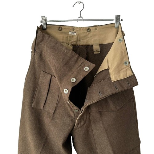 60s U.S.Army Chino Pants 31×33 VINTAGE 1940'S WHITE MILITARY PANTS W ALUMINUM BUTTONS | eBay