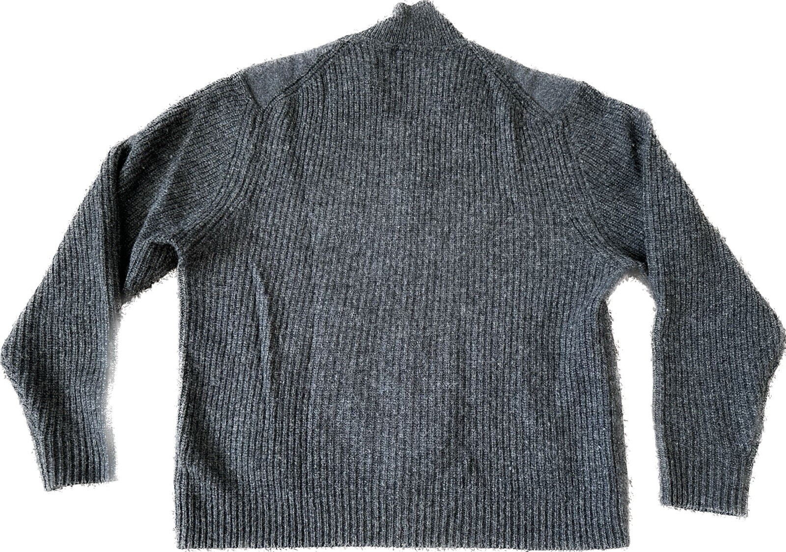 Pendleton Gray Full Zip Wool Medium Sweater Jacket - image 2