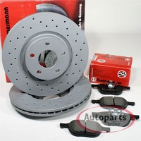Zimmermann Sport Bremsen Set Ø 320 Mm Vorne FüR Ford Kuga II Tourneo Volvo V40