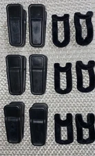 Joy Mangano 6 Ultra Slim Finger Clips & 6 Cascading Hooks for Huggable Hangers