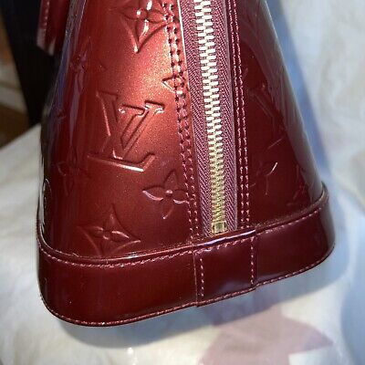 Louis Vuitton, Bags, Authentic Louis Vuitton Alma Vernis Amarante