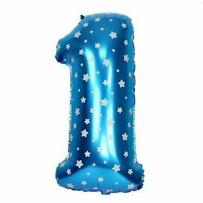 32" BLUE STARS Foil Helium Letters Numbers Bunting Banner Party Balloon - Bild 3 von 11