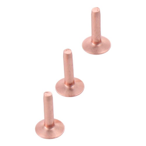 Rose Red Copper Rivets Size 12 Copper Rivet Fastener DIY Craft Supplies - Picture 5 of 8