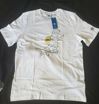Adidas The Simpsons Squishee Graphic Tee Men's T-Shirt Casual Shirt White  HA5811 | eBay UK