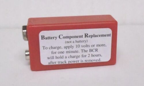 MTH BCR BATTERY COMPONENT REPLACEMENT FOR PS1 & PS2 ENGINES 9 VOLT! O GAUGE J&W - Afbeelding 1 van 2