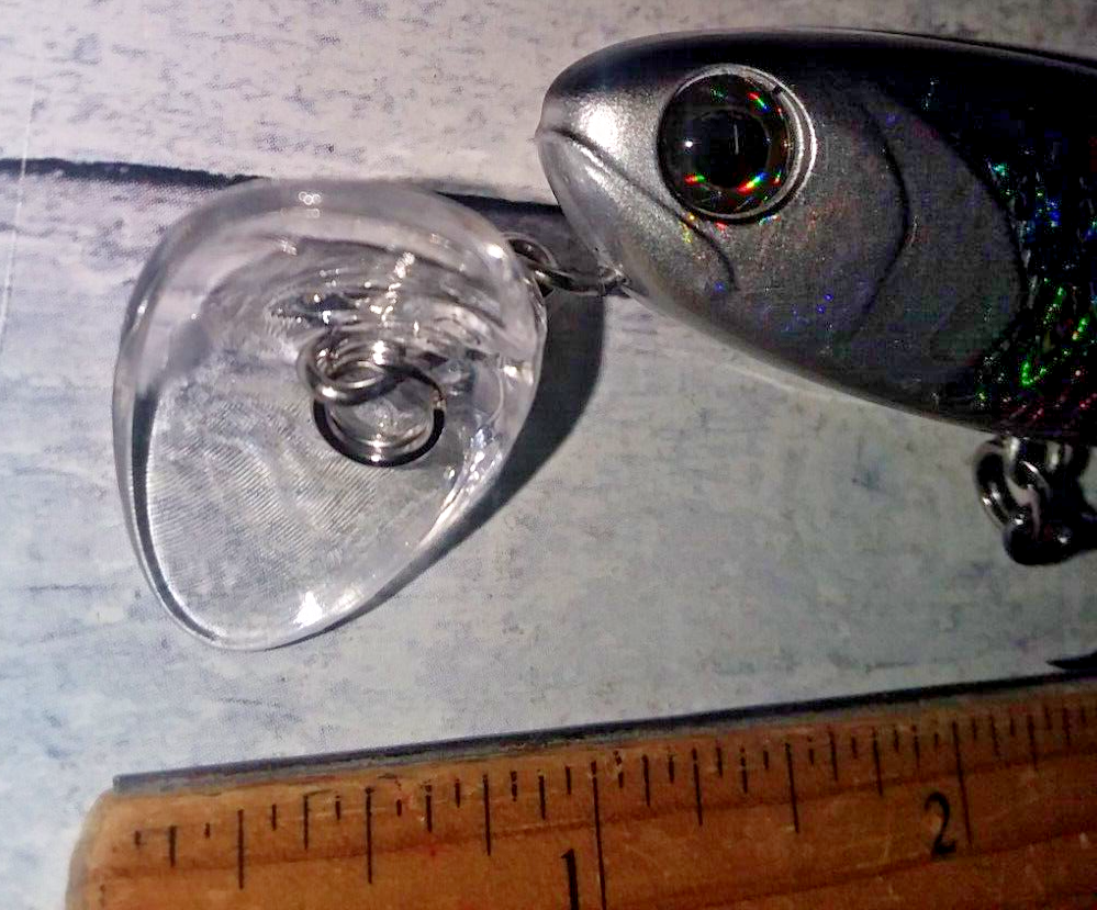 Headbanger Top Water Spitfire Holo Silver 4.5" 1001HBL10002M Fishing