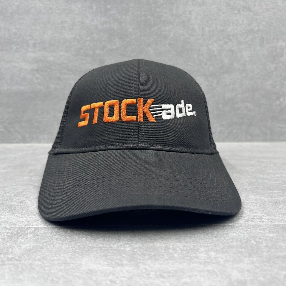 Gorra de béisbol STOCKade AJUSTABLE gris adulto malla espalda bordada Foto 4 de 4