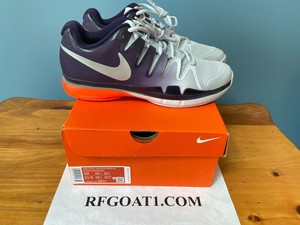 Nike Zoom Vapor 9.5 Tour Tennis Shoes Purple Silver Roger ...