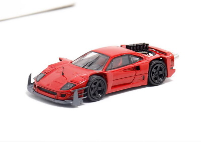 DCM 1/64 Scale Ferrari F40 Yasid Concept Red DieCast Car Model Toy Gift 