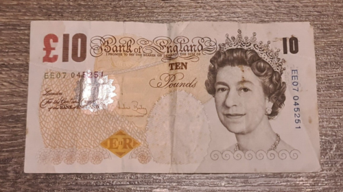 UK Great Britain 10 pounds banknote OLD 2000 F - Picture 1 of 2