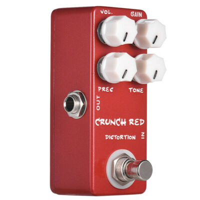 Mosky Crunch Red Distortion Guitar Effect Pedal True Bypass Footswitch LED