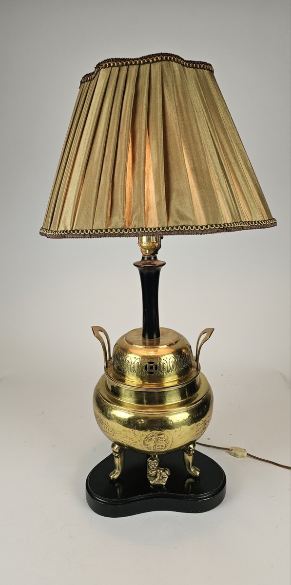 Brass Swing Arm Desk Kenroy Table Lamp Brass Chinese Table