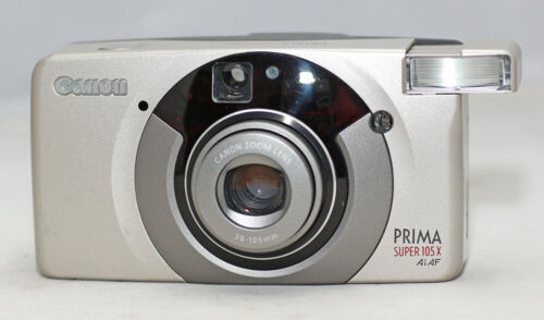 Canon Autoboy Prima Super 105X 35mm Compact Film Camera, Perfect Working |  eBay