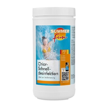 Schock Chlorgranulat 1kg Chlor Wasserpflege Schwimmbad Pool schnelllöslich