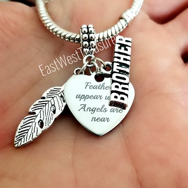 Loss passing memory of Brother memorial Charm Bracelet