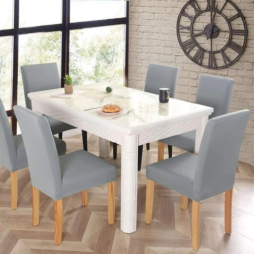 Dining Chair Cover Stretch Seat Covers Spandex Washable Banquet Wedding Party - Picture 14 of 71