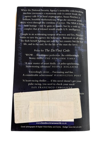 Dan Brown The Da Vinci Code Angels Demons Lost Symbol Digital Fortress Book Lot - Foto 12 di 14
