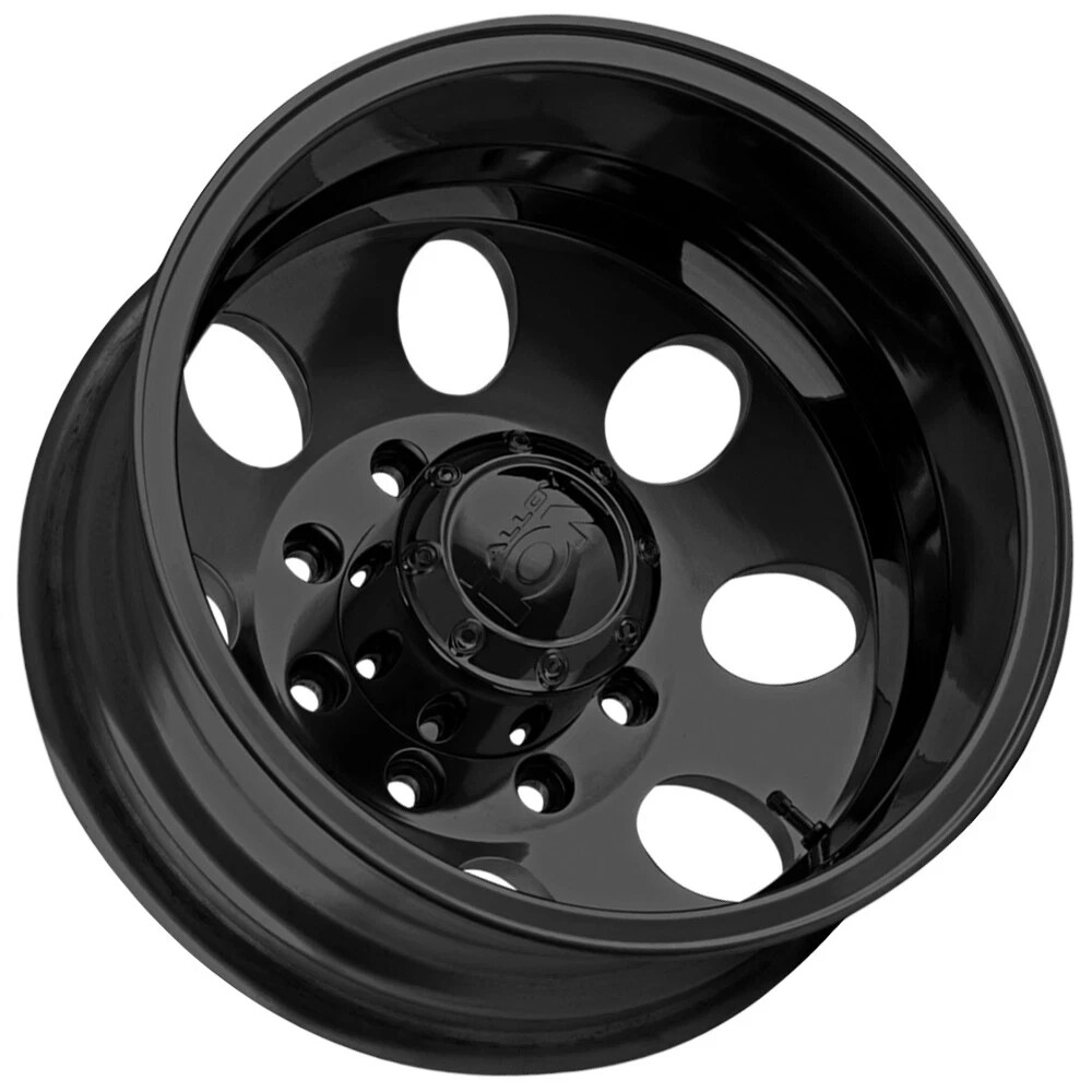 (Set-4) Ion 167 Dually 17x6.5 8x165.1 8x6.5 -142mm Black Wheels Rims 17 ...
